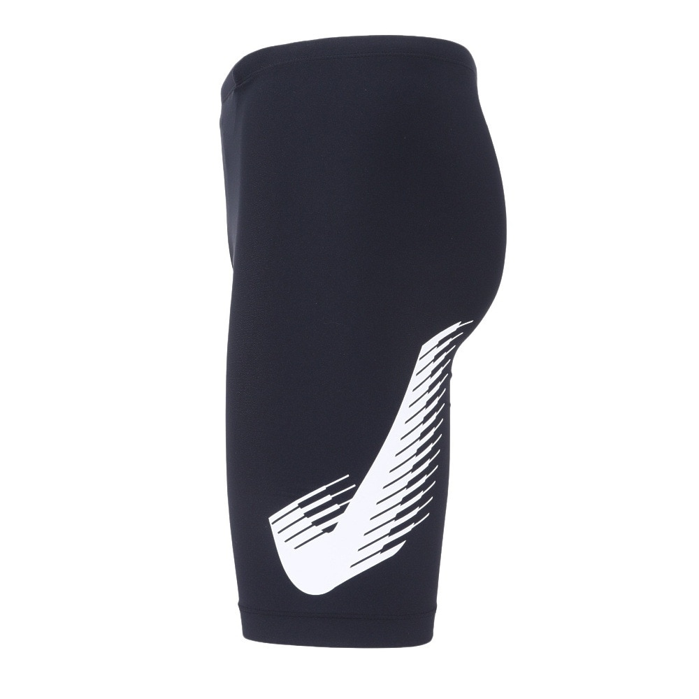 ナイキ（NIKE）（メンズ）水着 水泳 ルーズフィットジャマー 黒 M-LLサイズ NESSF008-N001 ウエスト調節可能 股下26センチ スイマー 練習用 トレーニング水着 