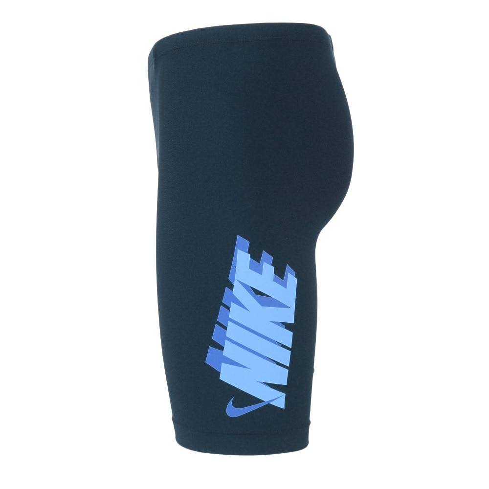 ナイキ（NIKE）（メンズ）水着 水泳 ルーズフィットジャマー 紺 M-LLサイズNESSF008-N495 ウエスト調節可能 股下26センチ スイマー 練習用 トレーニング水着 