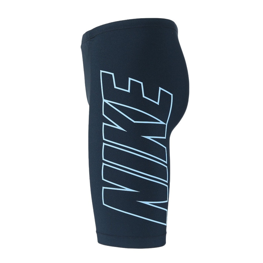 ナイキ（NIKE）（メンズ）水着 水泳 エンボスルーズフィットジャマー  紺 M-LLサイズ NESSF006-N495 ウエスト調節可能 股下26センチ スイマー 練習用 