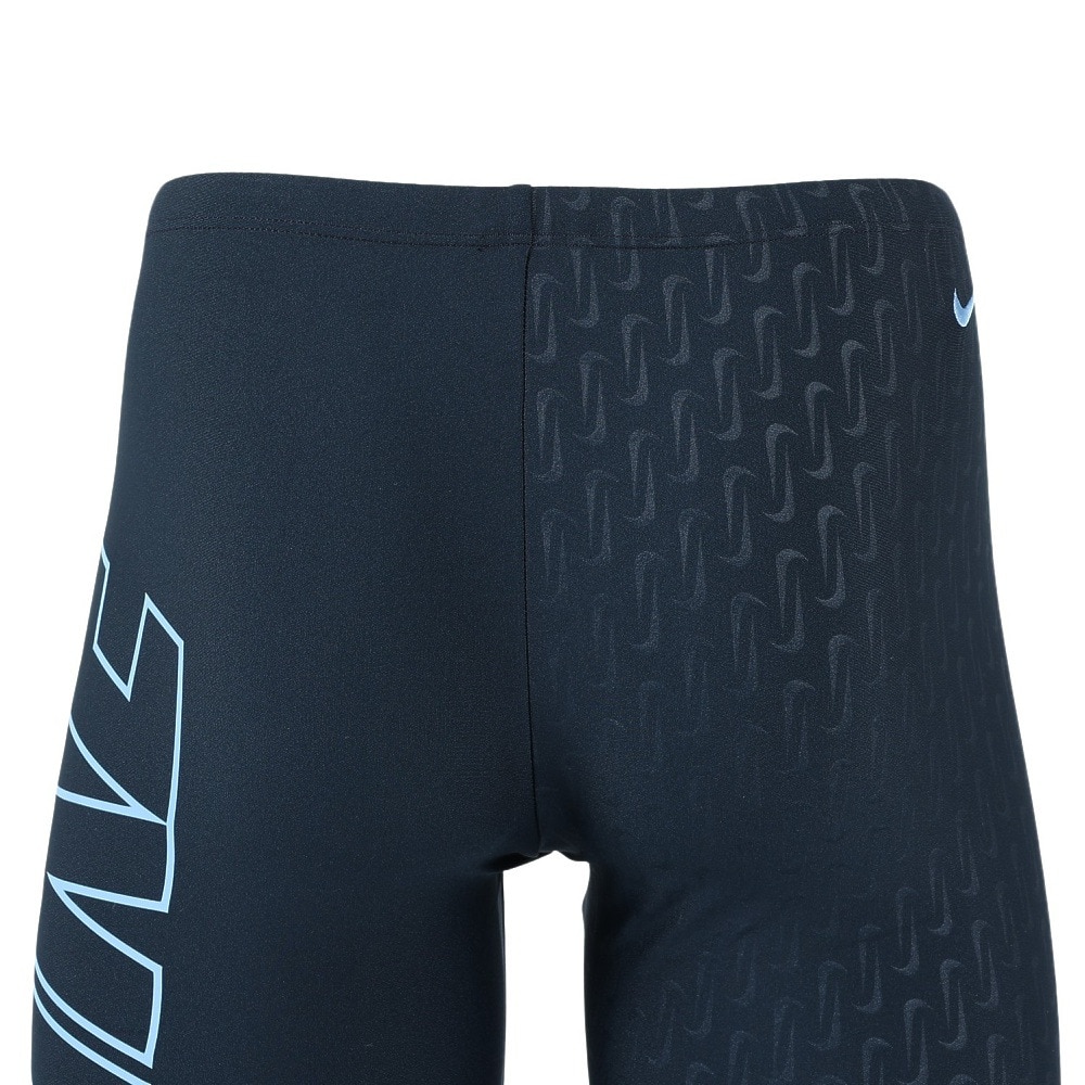 ナイキ（NIKE）（メンズ）水着 水泳 エンボスルーズフィットジャマー  紺 M-LLサイズ NESSF006-N495 ウエスト調節可能 股下26センチ スイマー 練習用 