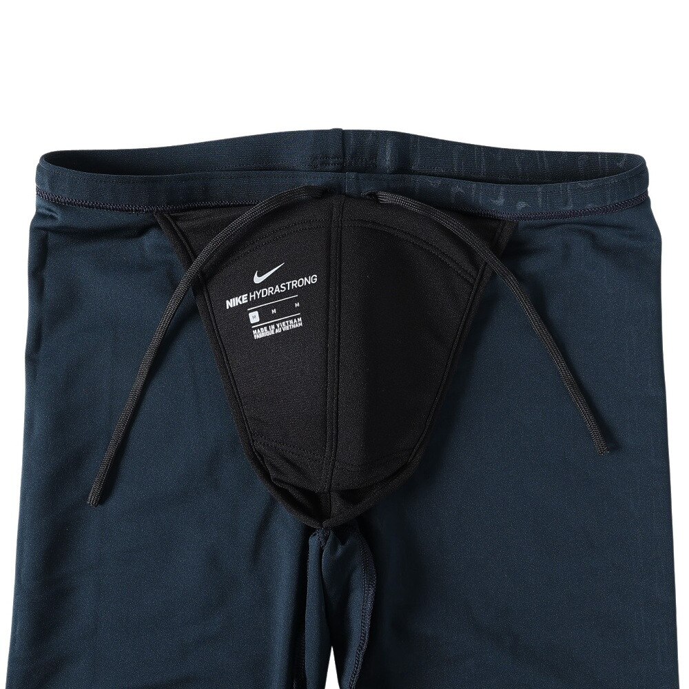 ナイキ（NIKE）（メンズ）水着 水泳 エンボスルーズフィットジャマー  紺 M-LLサイズ NESSF006-N495 ウエスト調節可能 股下26センチ スイマー 練習用 