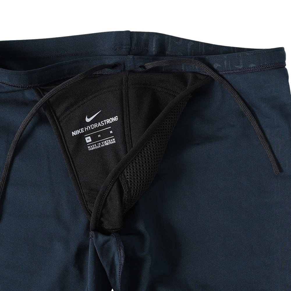 ナイキ（NIKE）（メンズ）水着 水泳 エンボスルーズフィットジャマー  紺 M-LLサイズ NESSF006-N495 ウエスト調節可能 股下26センチ スイマー 練習用 