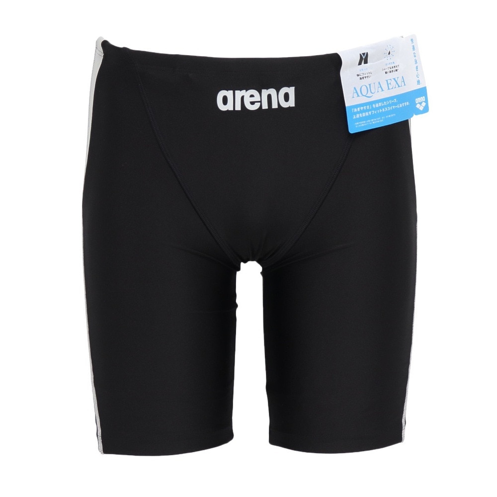 アリーナ（ARENA）（メンズ）水着 メンズ 水泳 フィットネススパッツ ハーフレッグ AS5SWF62M BKGY