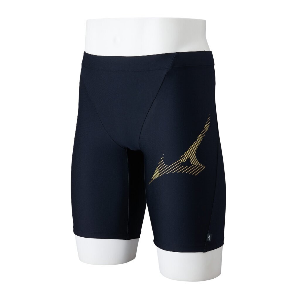 ミズノ（MIZUNO）（メンズ）水着 水泳 アクアフィットネス用 ハーフスパッツ S-LLサイズ N2JBC10495 競技 競泳 スクール クラブ 部活 学校 アスリート 運動