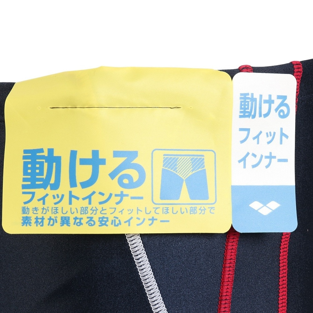 アリーナ（ARENA）（メンズ）水着 メンズ 水泳 フィットネス スパッツ ハーフレッグ LAR-4303 NYRD