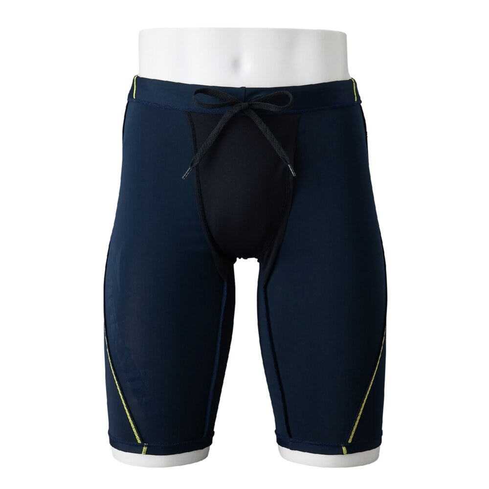 ミズノ（MIZUNO）（メンズ）水着 水泳 アクアフィットネス用ハーフスパッツ 立体カップ付 N2JBC11184