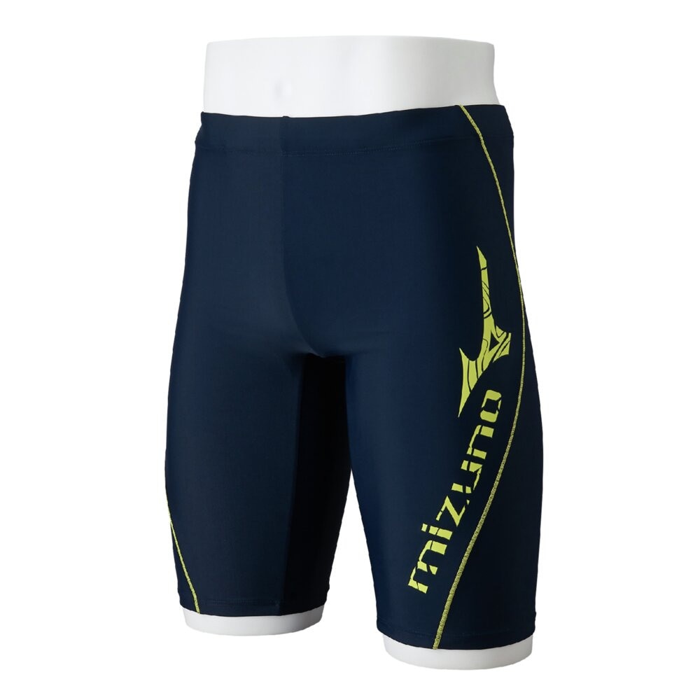 ミズノ（MIZUNO）（メンズ）水着 水泳 アクアフィットネス用ハーフスパッツ 立体カップ付 N2JBC11184