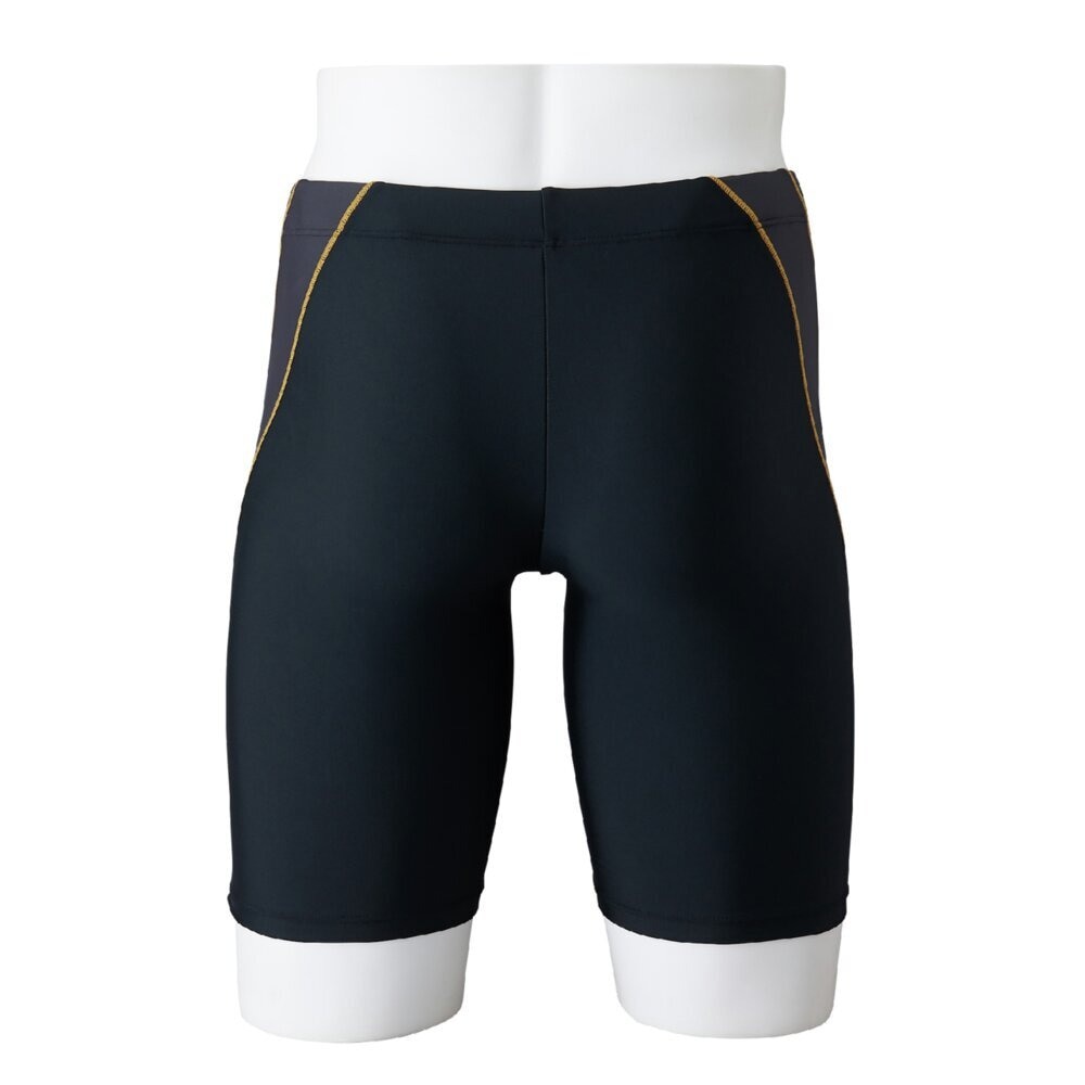 ミズノ（MIZUNO）（メンズ）水着 メンズ 水泳 アクアフィットネス用ハーフスパッツ 立体カップ付 N2JBC12590