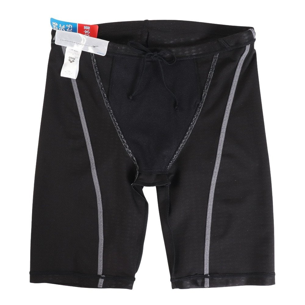 アリーナ（ARENA）（メンズ）フィットネス水着 メンズ 水泳 アクアエクサ フィットネス スパッツ ハーフレッグ 黒×白 S-3Lサイズ LAR-4300 BKWT
