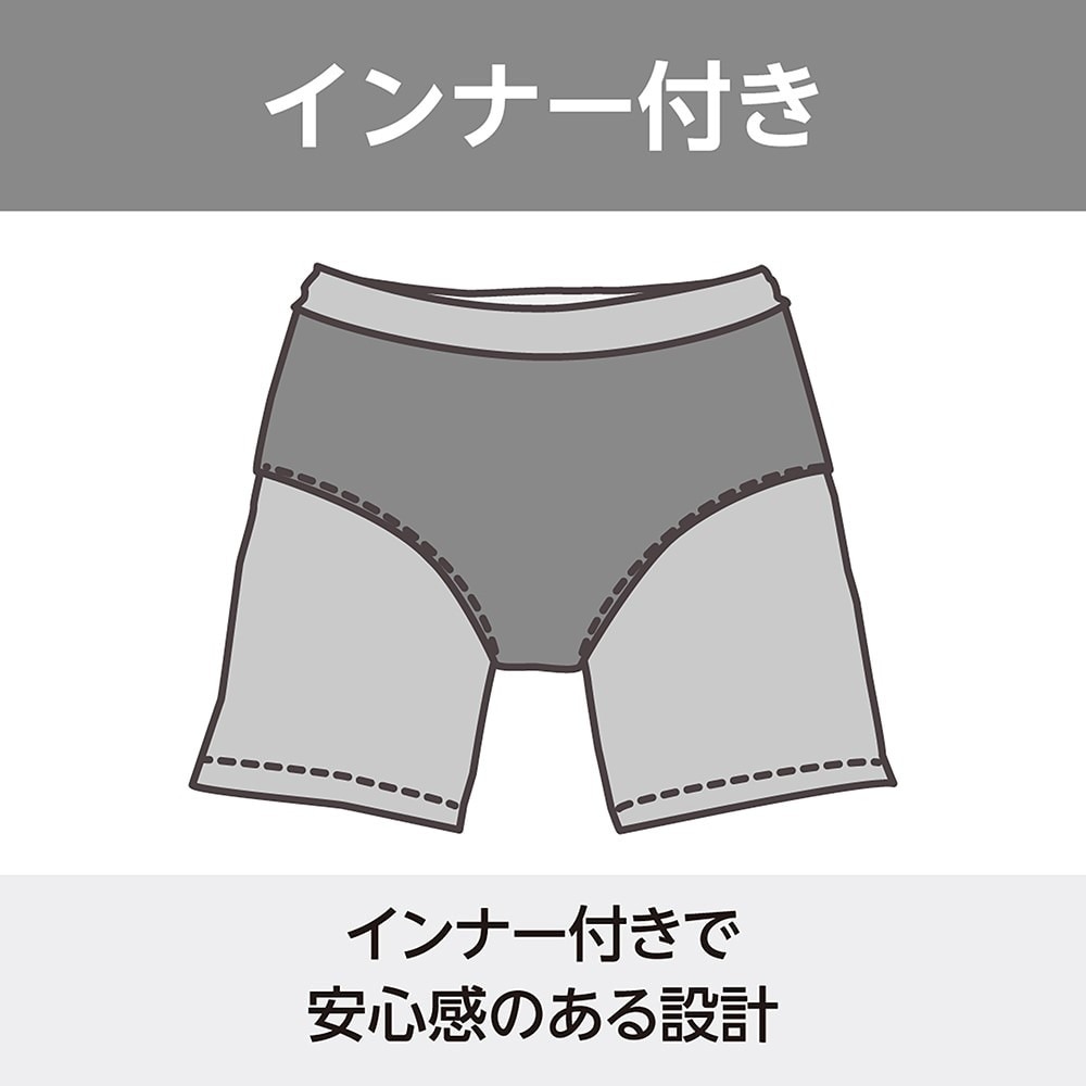 ミズノ（MIZUNO）（メンズ）水着 アクアフィットネス用 ルーズスパッツ N2JBB69090 ブラック グレー 大きいサイズ
