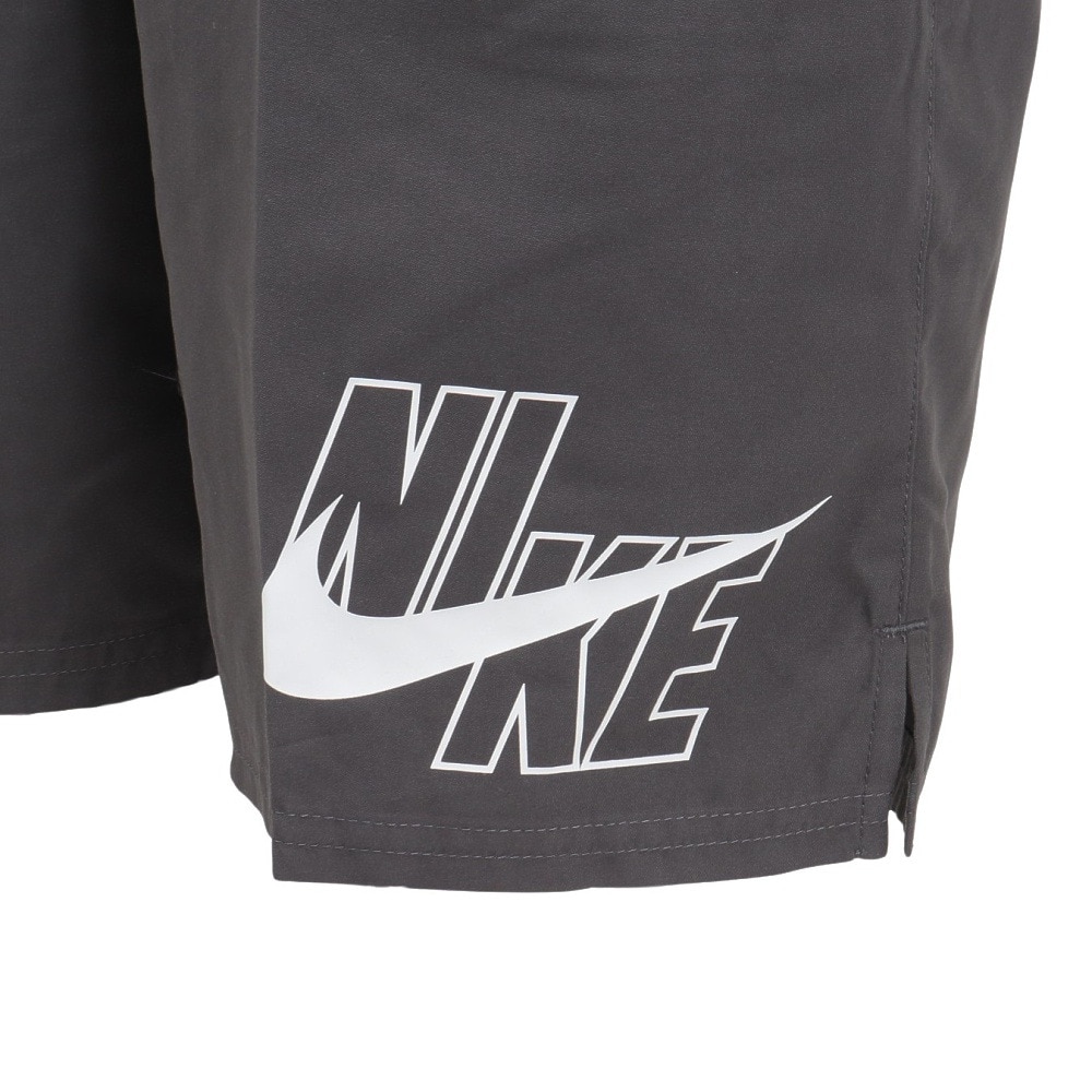ナイキ（NIKE）（メンズ）水着 水泳 グラフィック 9 ボレーショーツ グレー M-LLサイズ NESSA565-N018 シンプル カジュアル 部活 運動 スポーツ アスリート