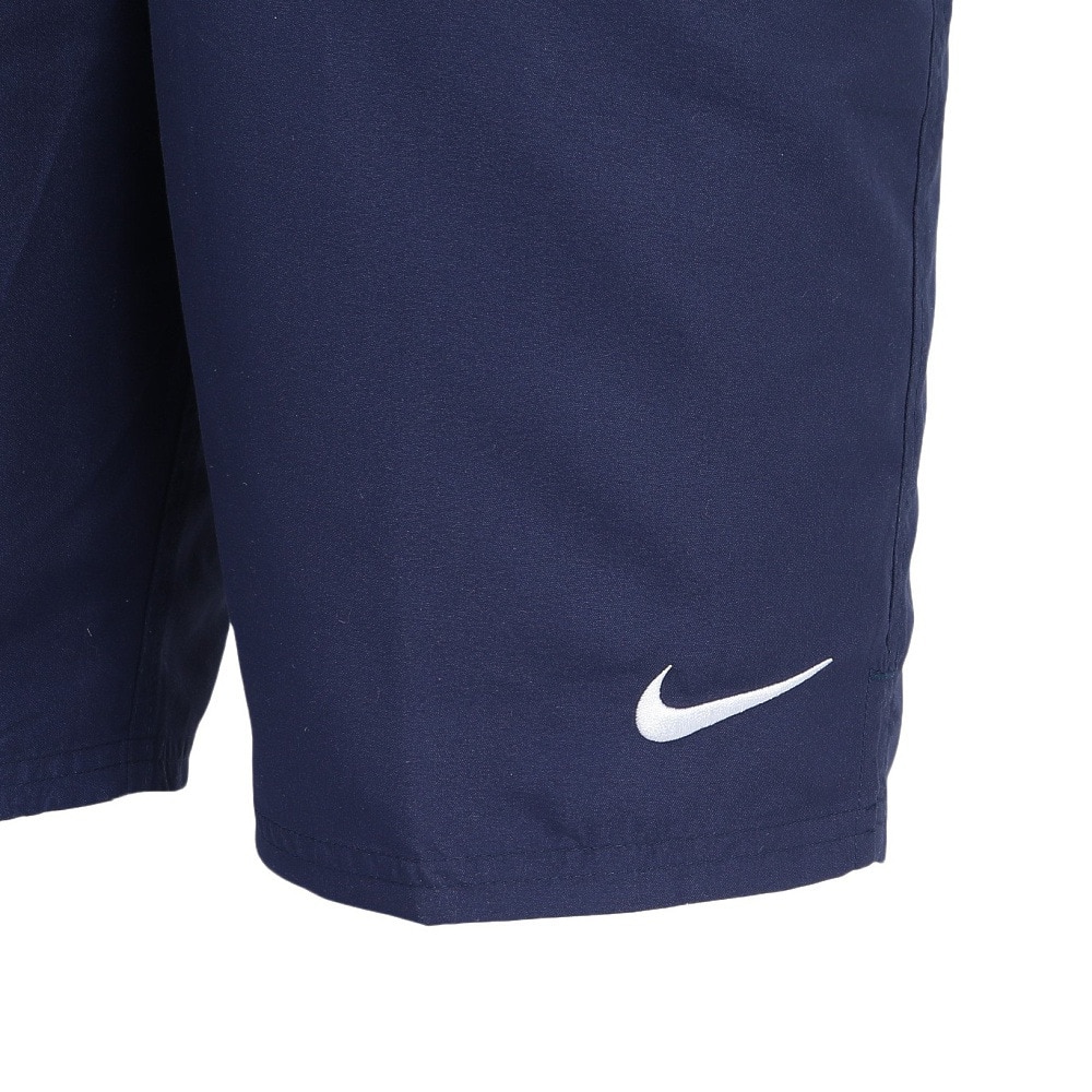 ナイキ（NIKE）（メンズ）水着 メンズ 水泳 ヒーロースタイル9ボレーショーツ 紺 M-LLサイズ NESSF558-N440 ウエスト調節可 サイドポケット ロゴ入り おしゃれ