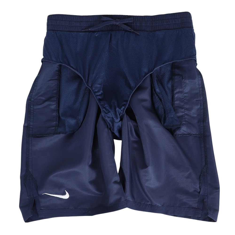 ナイキ（NIKE）（メンズ）水着 メンズ 水泳 ヒーロースタイル9ボレーショーツ 紺 M-LLサイズ NESSF558-N440 ウエスト調節可 サイドポケット ロゴ入り おしゃれ