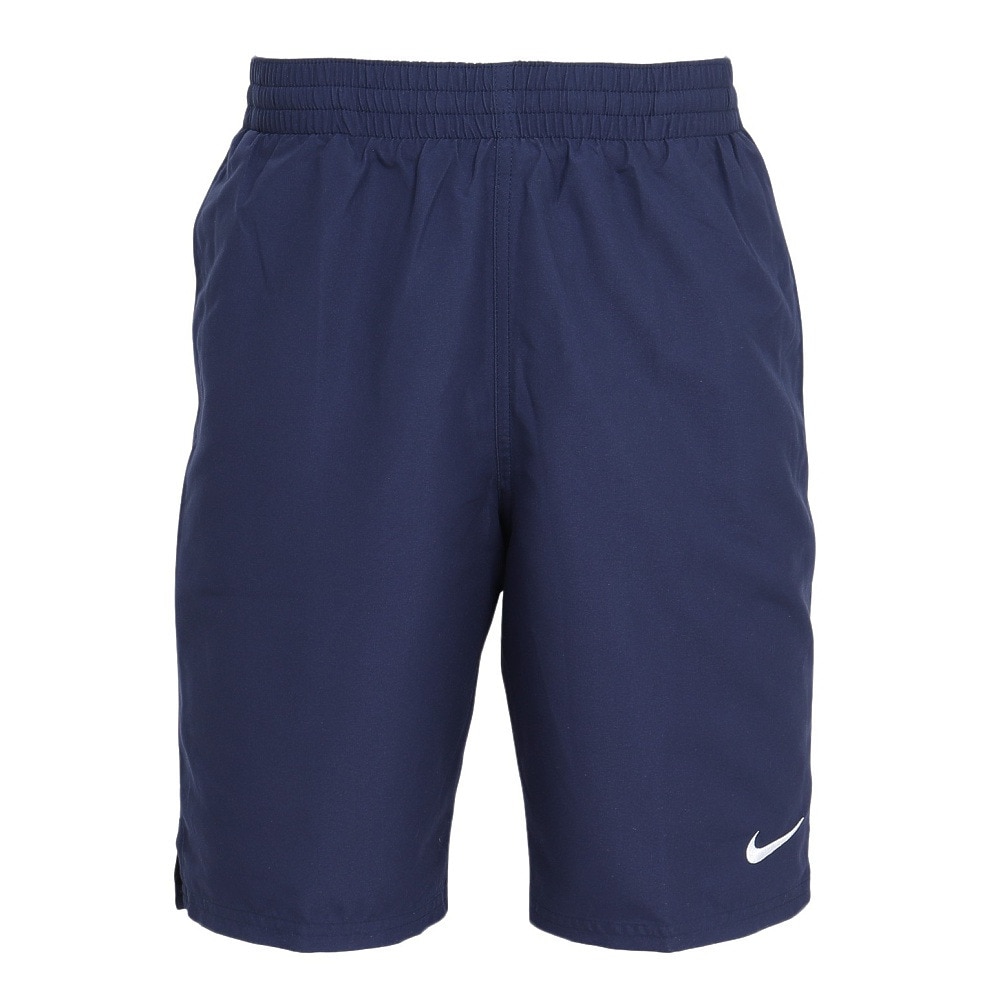 ナイキ（NIKE）（メンズ）水着 メンズ 水泳 ヒーロースタイル9ボレーショーツ 紺 M-LLサイズ NESSF558-N440 ウエスト調節可 サイドポケット ロゴ入り おしゃれ