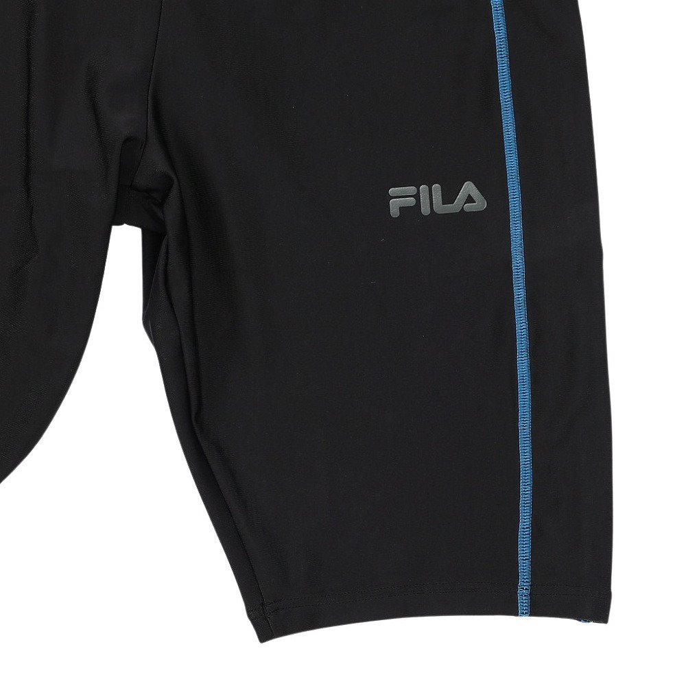 FILA スポーツウェア Mサイズ 青系/黒 フィラ（FILA）（メンズ）水泳 セパレート スイムスーツ 黒×青 M-4L