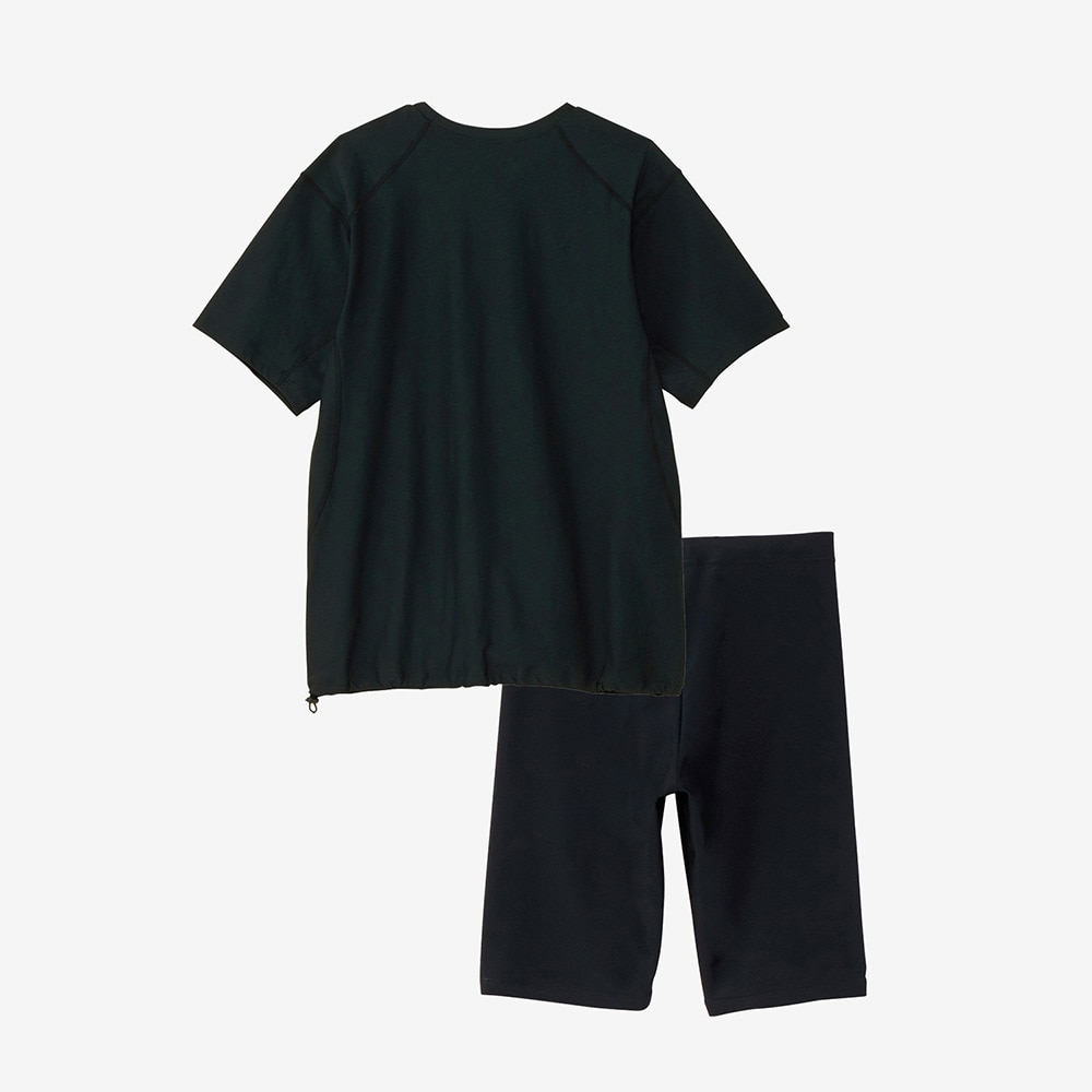 スピード（SPEEDO）（メンズ）水着 水泳 メンズジョーゲ セパレート水着 上下セット 黒 M-LLサイズ SF22455 K フィットネス水着 スイムウェア