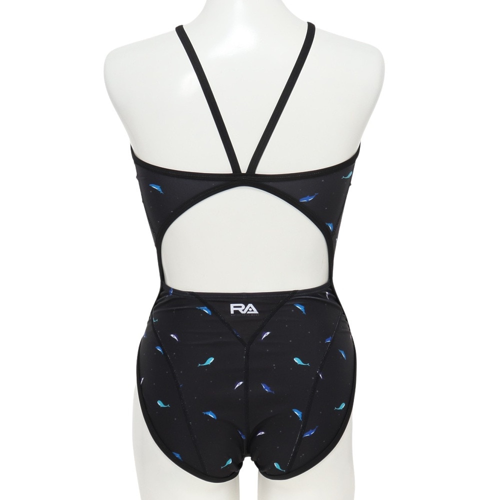 RA（RA）（レディース）フィットネス水着 レディース 水泳 フレックスバック GRAND BLUE RA123-FBLUE BK