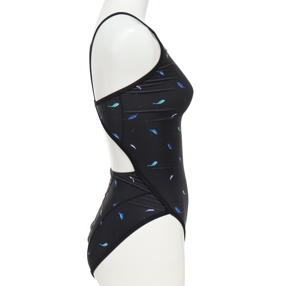 RA（RA）（レディース）フィットネス水着 レディース 水泳 フレックスバック GRAND BLUE RA123-FBLUE BK