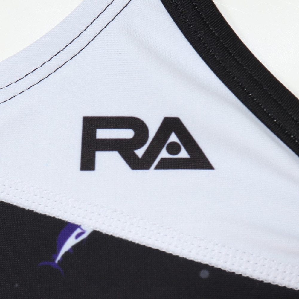 RA（RA）（レディース）フィットネス水着 レディース 水泳 フレックスバック GRAND BLUE RA123-FBLUE BK