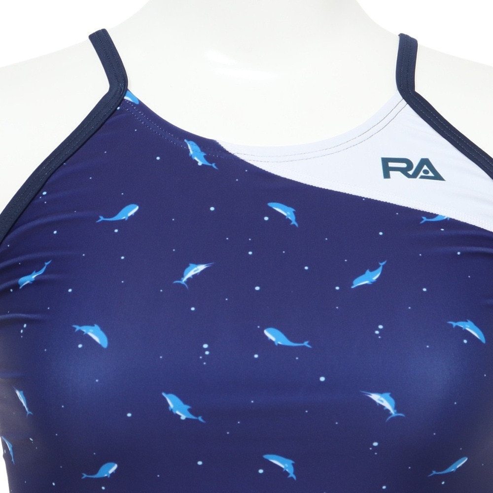 RA（RA）（レディース）フィットネス水着 レディース 水泳 フレックスバック GRAND BLUE RA123-FBLUE NV