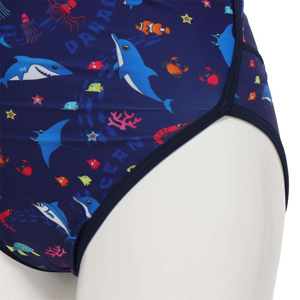 RA（RA）（レディース）フィットネス水着 レディース 水泳 フレックスバック SEA WORLD RA123-FSEAW NV