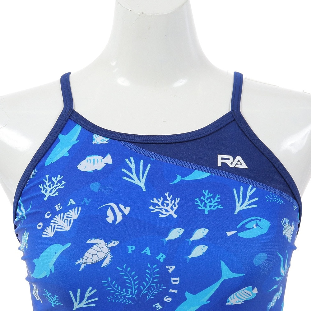 RA（RA）（レディース）フィットネス水着 レディース 水泳 ワンピース OCEANPARADISE RA523-FOCEN BL