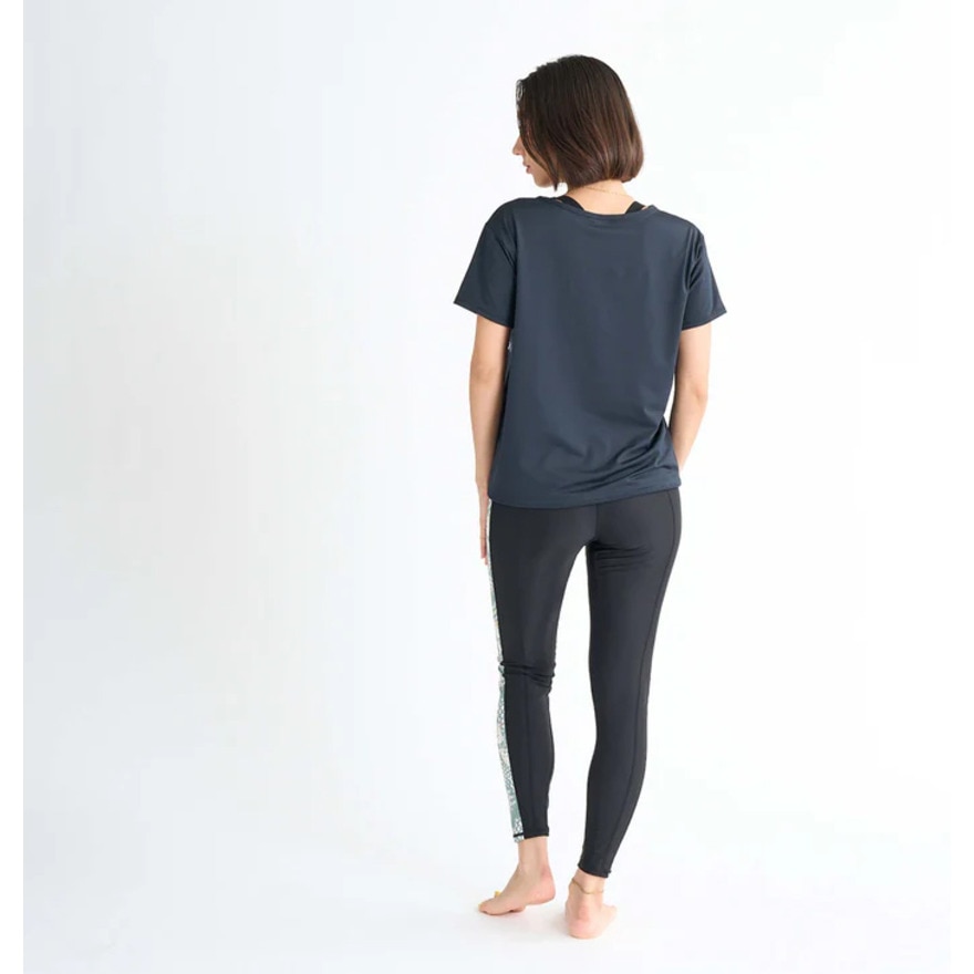 ロキシー（ROXY）（レディース）フィットネス水着 レディース 水泳 CATCH THE WATER 3点セット 黒 25SPRSW251500BLK 水泳 スイミング スイムウェア 
