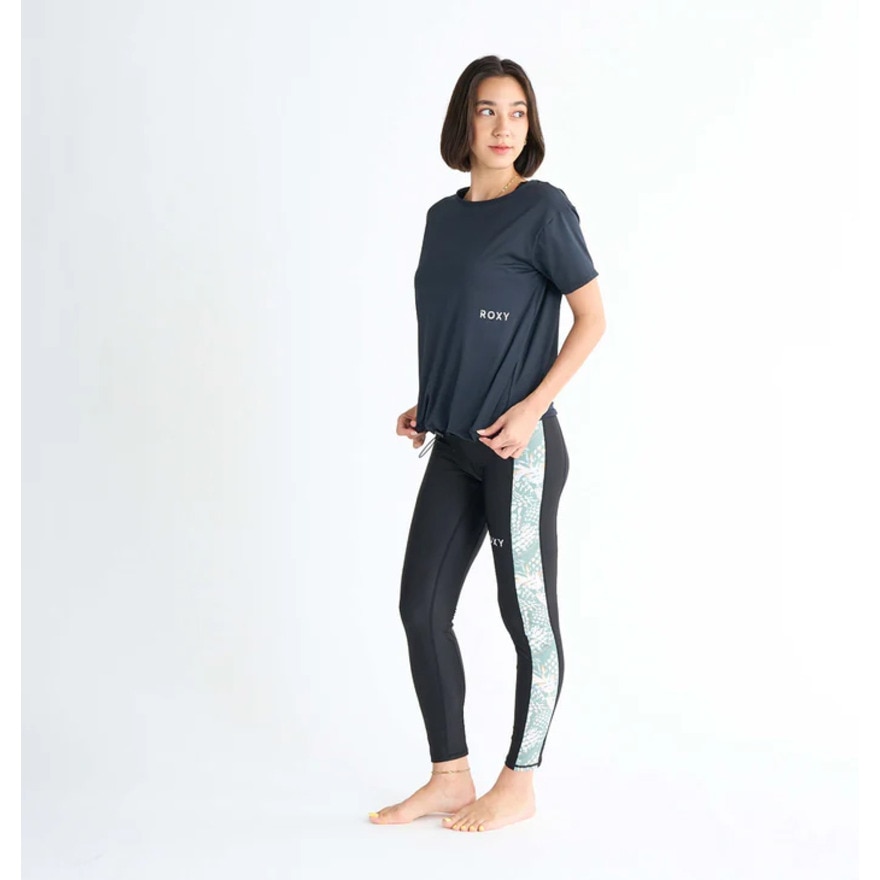 ロキシー（ROXY）（レディース）フィットネス水着 レディース 水泳 CATCH THE WATER 3点セット 黒 25SPRSW251500BLK 水泳 スイミング スイムウェア 