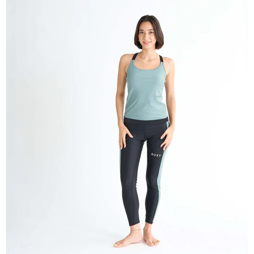 ロキシー（ROXY）（レディース）フィットネス水着 レディース 水泳 CATCH THE WATER 3点セット白 25SPRSW251500WHT 水泳 スイミング スイムウェア 