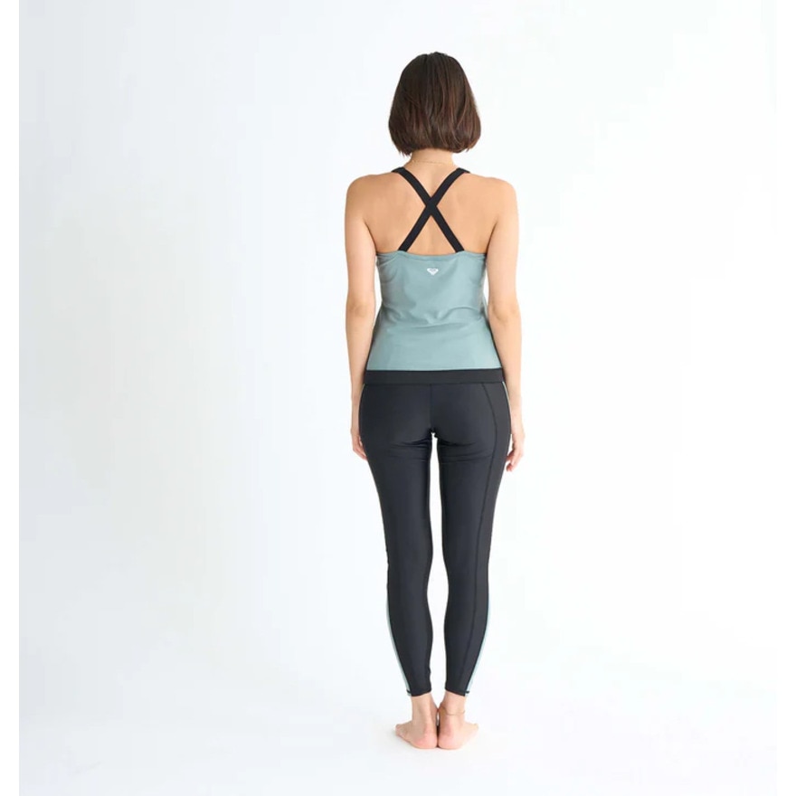 ロキシー（ROXY）（レディース）フィットネス水着 レディース 水泳 CATCH THE WATER 3点セット白 25SPRSW251500WHT 水泳 スイミング スイムウェア 