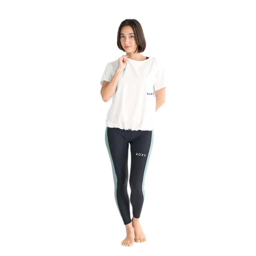 ロキシー（ROXY）（レディース）フィットネス水着 レディース 水泳 CATCH THE WATER 3点セット白 25SPRSW251500WHT 水泳 スイミング スイムウェア 