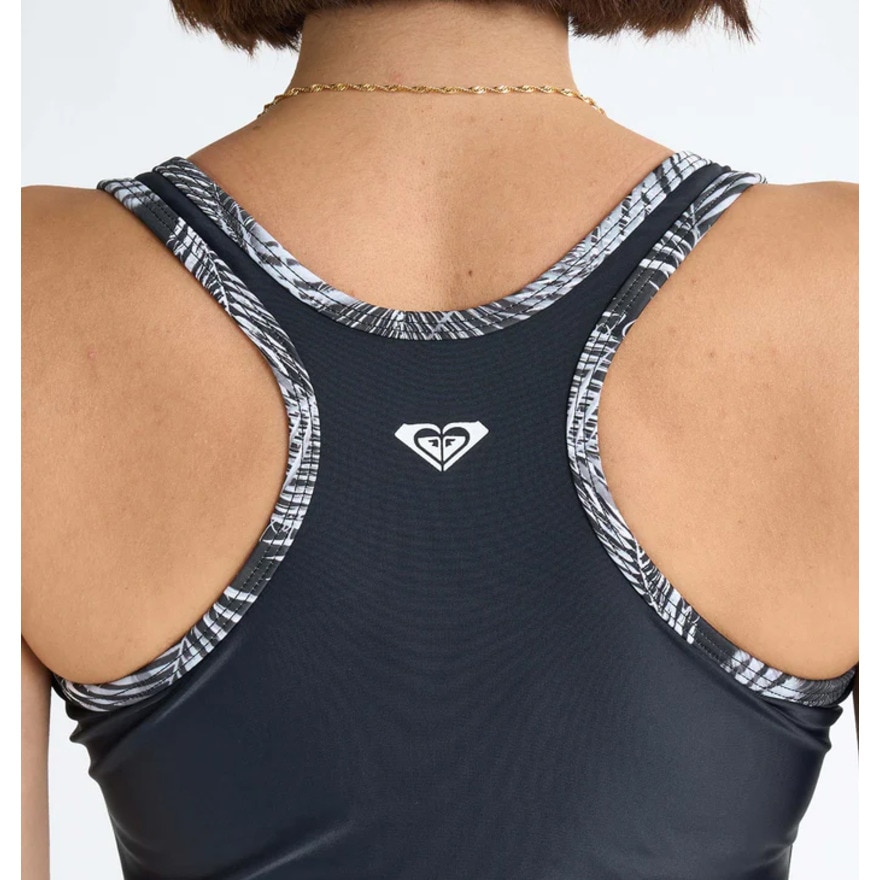 ロキシー（ROXY）（レディース）フィットネス水着 レディース 水泳 DIVE INTO YOU 2点セット 黒 25SPRSW251501BLK 水泳 スイミング スイムウェア 