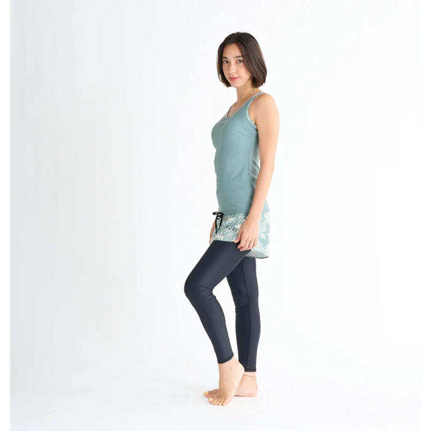 ロキシー（ROXY）（レディース）フィットネス水着 レディース 水泳 DIVE INTO YOU 2点セット カーキ 25SPRSW251501KHA 水泳 スイミング スイムウェア 