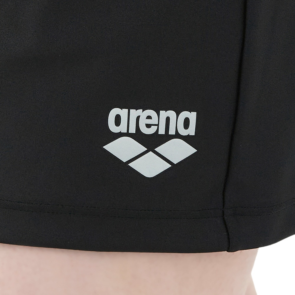 アリーナ（ARENA）（レディース）フィットネス水着 レディース 水泳 フィットネスセパレーツ Yバック・差し込みパッド 黒 M-LL AS5FWF97L BKBK 3点セット