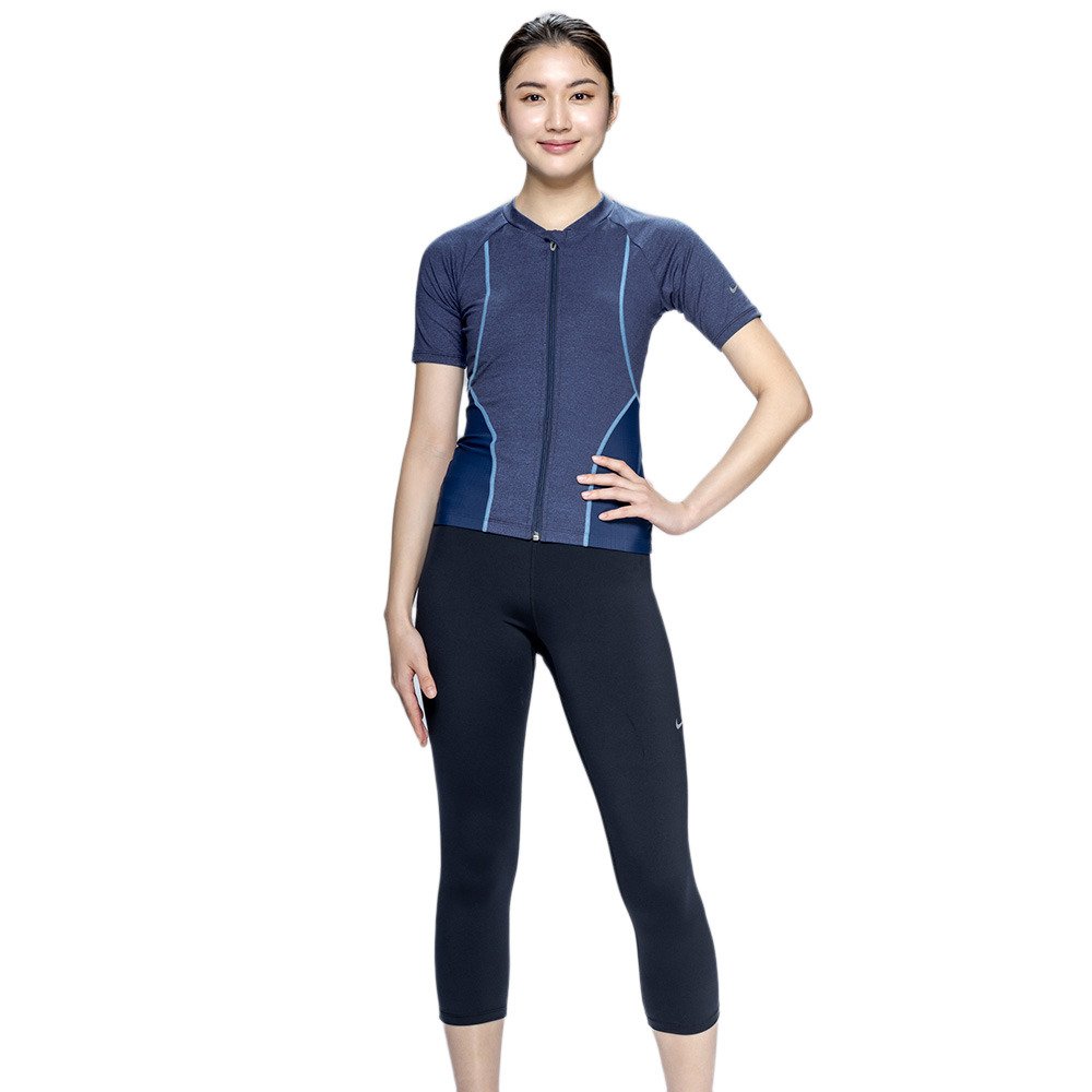 Nike スポーツ用水着 ブルー/ブラック Mサイズ ナイキ（NIKE）（レディース）フィットネス水着 レディース 水泳