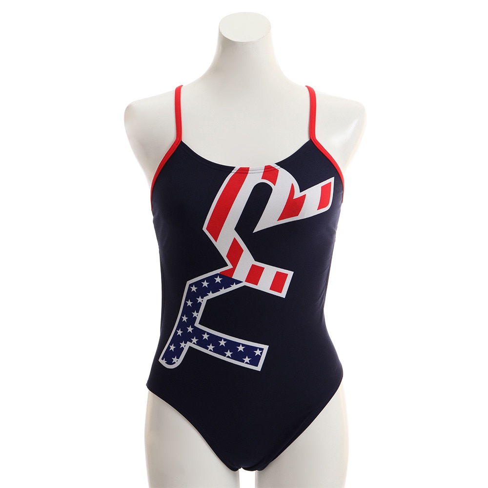  水着 レディース CUTOUTFIT USA CTYAMT7 RDWHBL 636