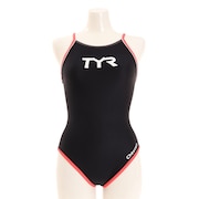 ティア（TYR）（レディース）競泳水着 レディース 水泳 フレックスバック DOUBLE P FDSPL112 BKGY