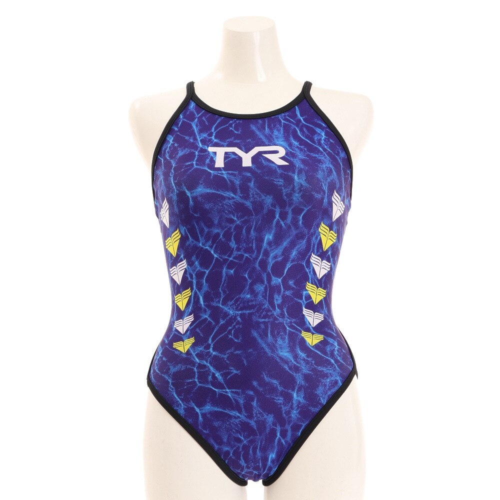  競泳水着 レディース 水泳 フレックスバック WATER S FWASF112 NV