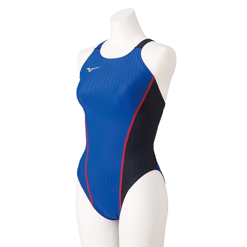 ミズノ（MIZUNO）（レディース）競泳水着 レディース 水泳 競泳練習用エクサースーツUP ミディアムカット N2MA076027