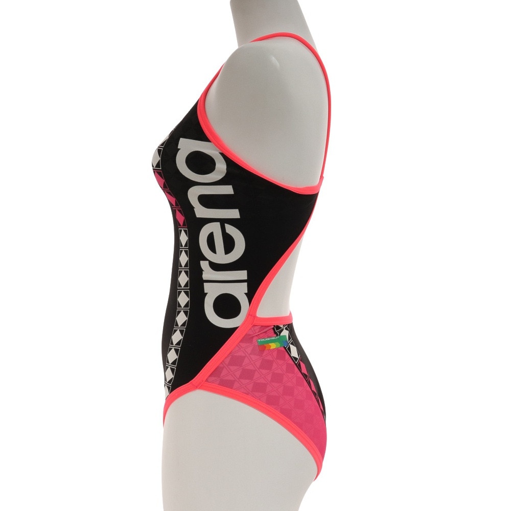 アリーナ（ARENA）（レディース）競泳水着 レディース 水泳 ECOタフスーツ スーパーフライバッグ SAR-3106W BKPK