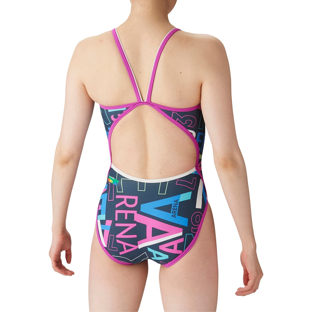 アリーナ（ARENA）（レディース）競泳水着 レディース 水泳 トレーニングワンピース SAR-4133W NVY