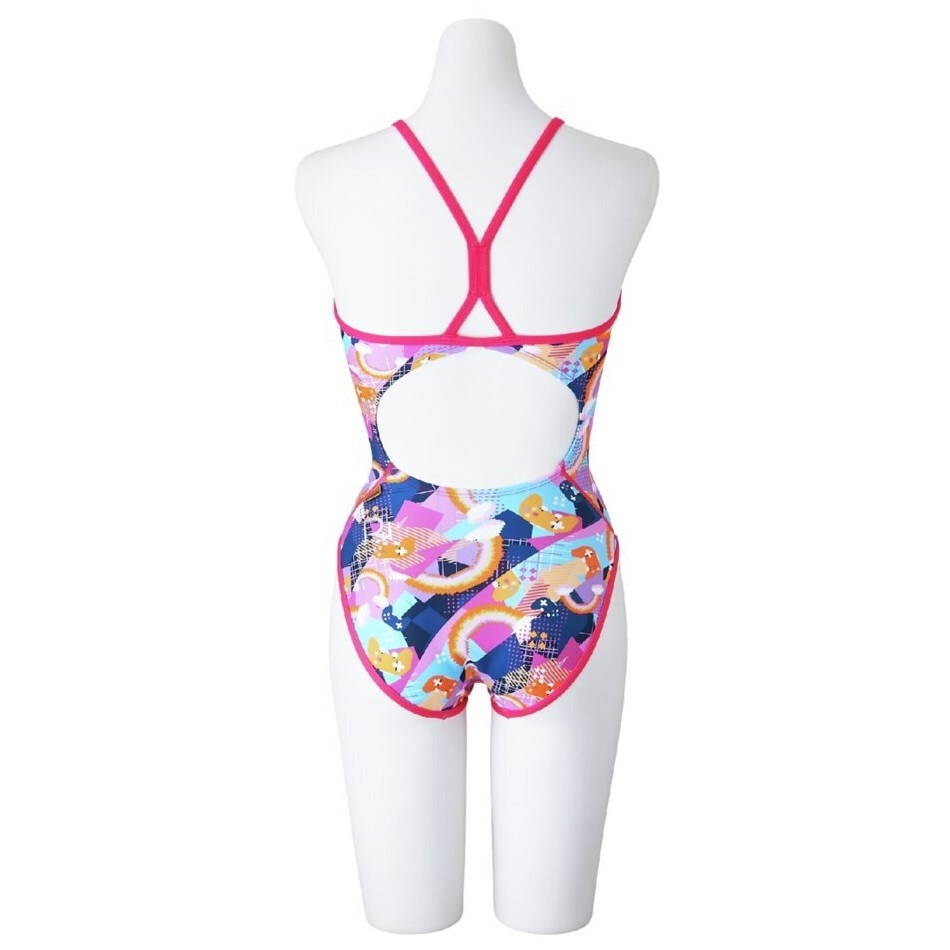 ミズノ（MIZUNO）（レディース）競泳水着 水泳 練習用 Rikako Ikee collection EX ミディアムカット N2MAC26665
