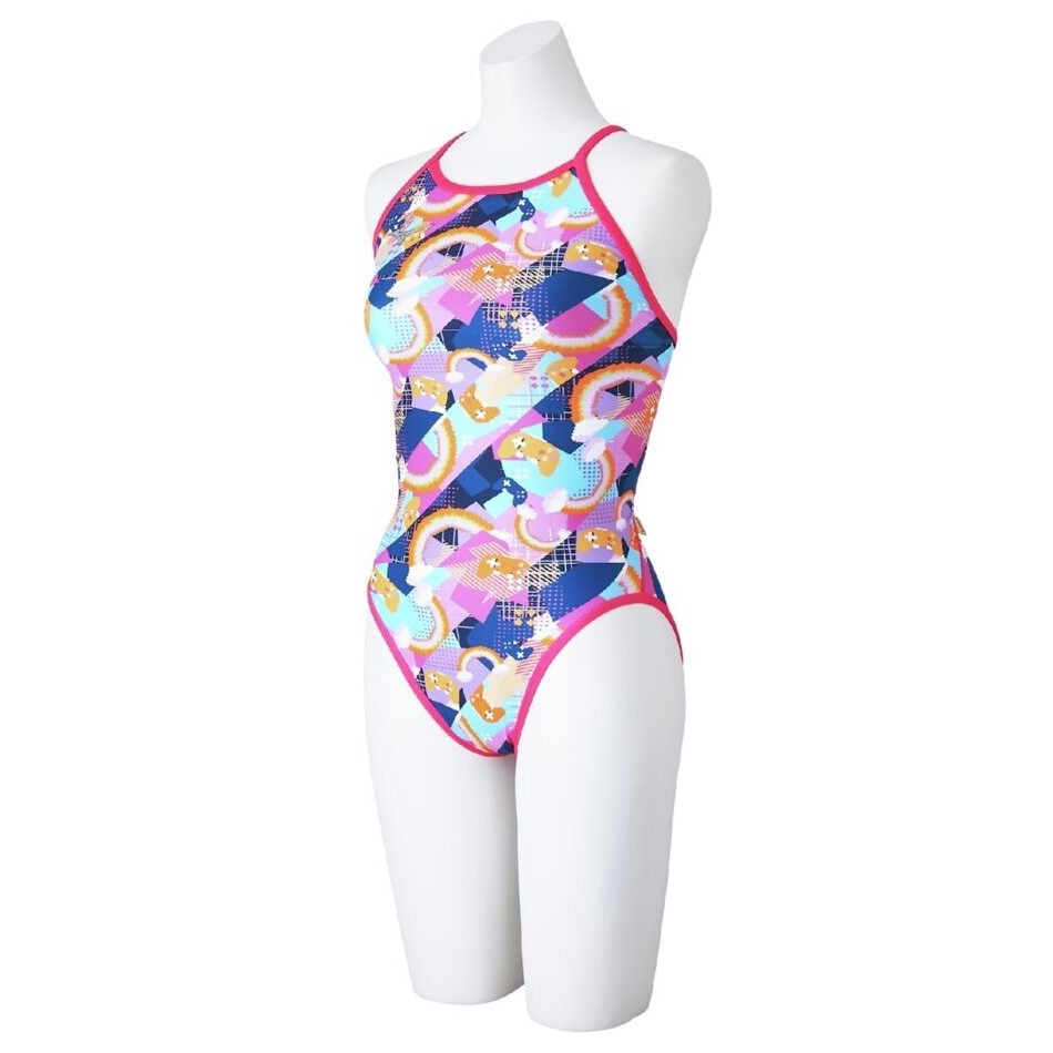 ミズノ（MIZUNO）（レディース）競泳水着 水泳 練習用 Rikako Ikee collection EX ミディアムカット N2MAC26665