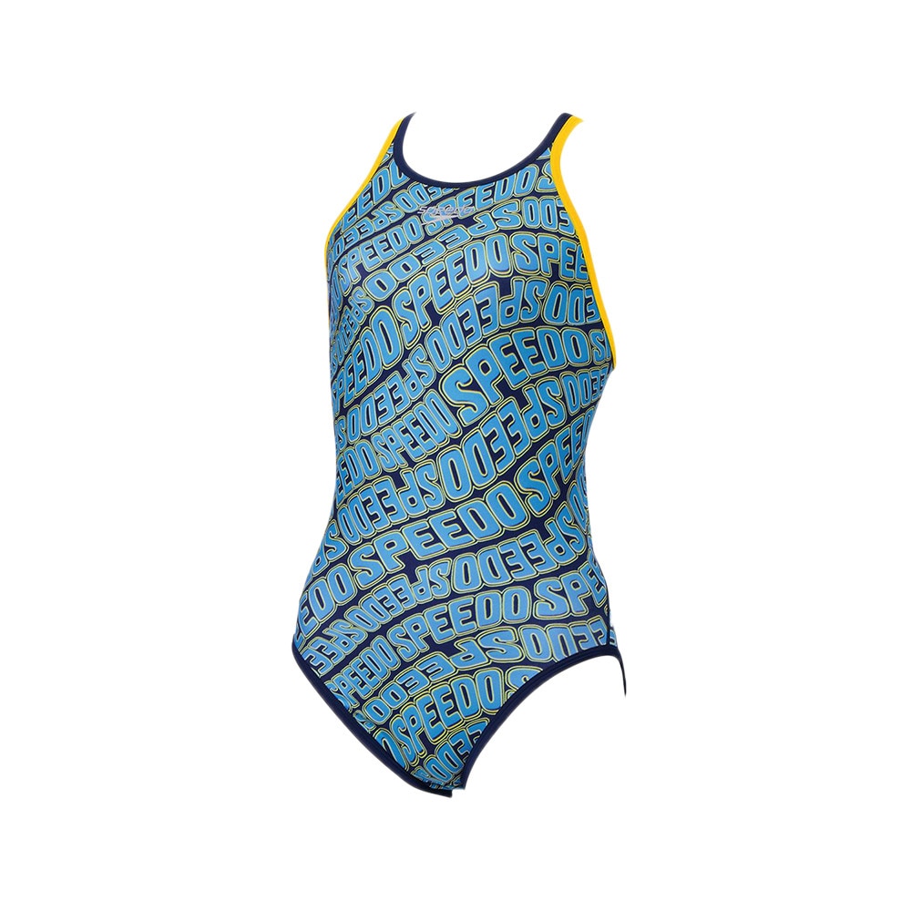 スピード（SPEEDO）（レディース）競泳水着 レディース 水泳 ファンピース ダブルバック ターンズスーツ 青 STW02504 BL 背穴 4WAYストレッチ性 