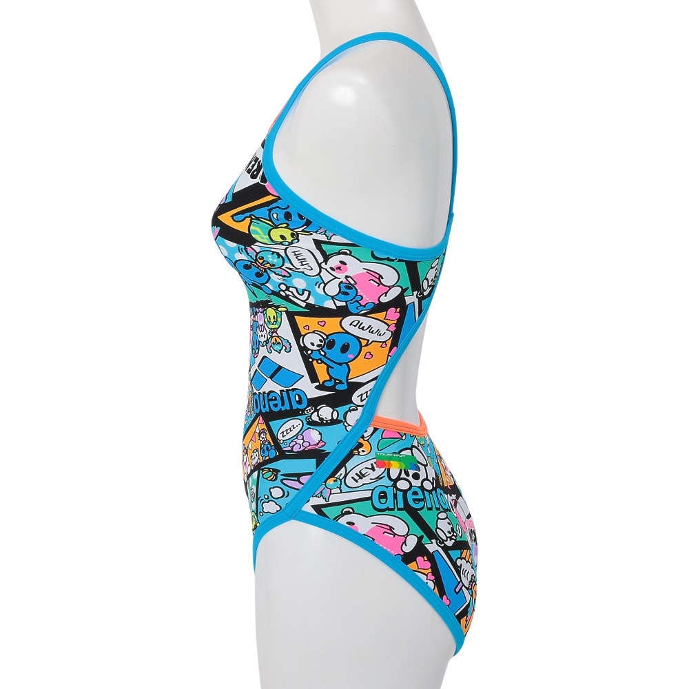 アリーナ（ARENA）（レディース）競泳水着 水泳 ECOタフ トレーニングワンピース AS5SWM14L BLWH