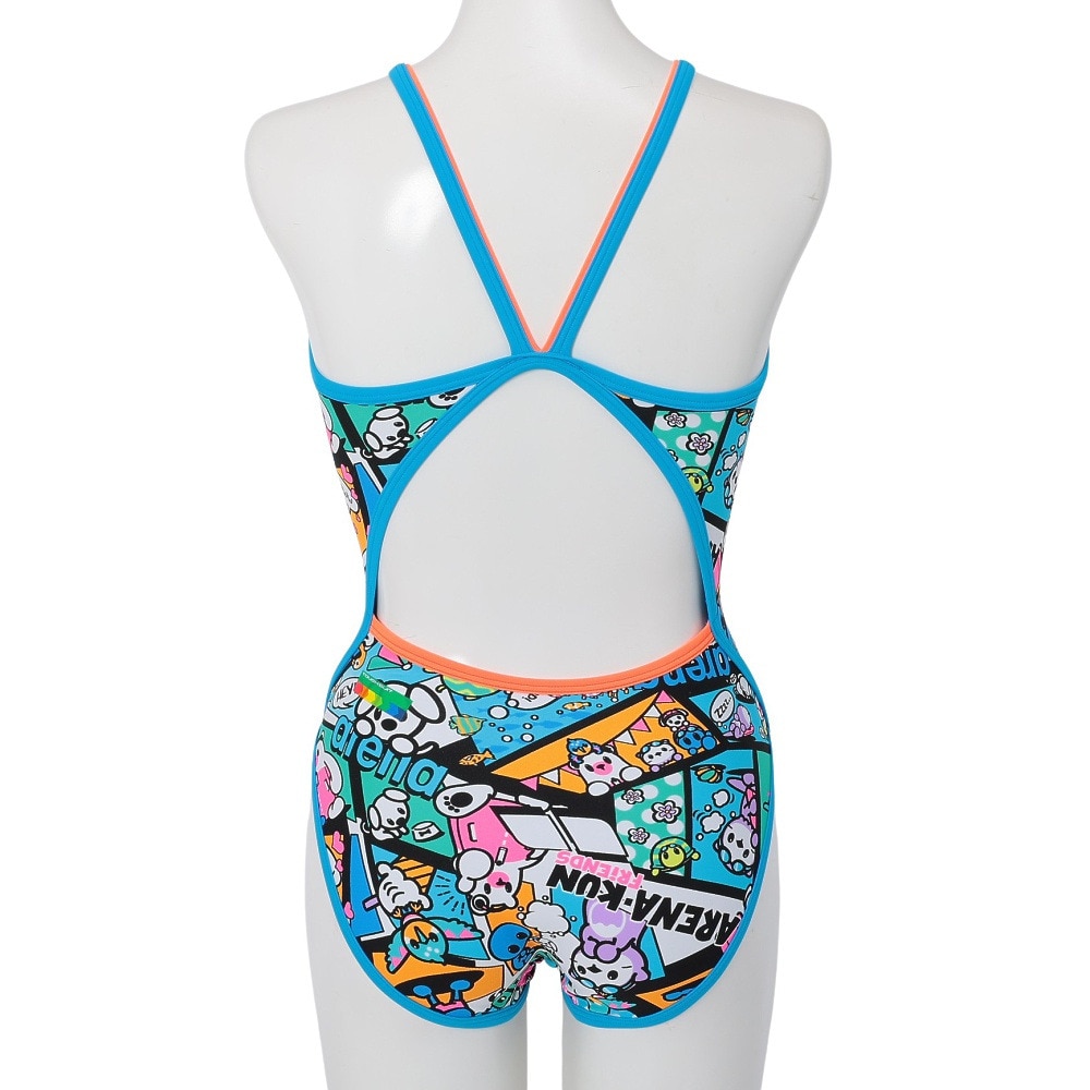 アリーナ（ARENA）（レディース）競泳水着 水泳 ECOタフ トレーニングワンピース AS5SWM14L BLWH