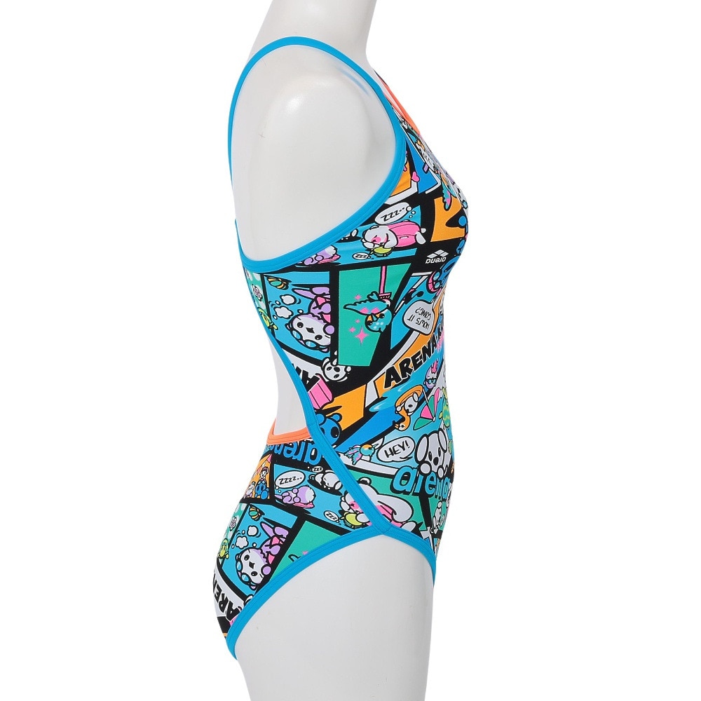 アリーナ（ARENA）（レディース）競泳水着 水泳 ECOタフ トレーニングワンピース AS5SWM14L BLWH