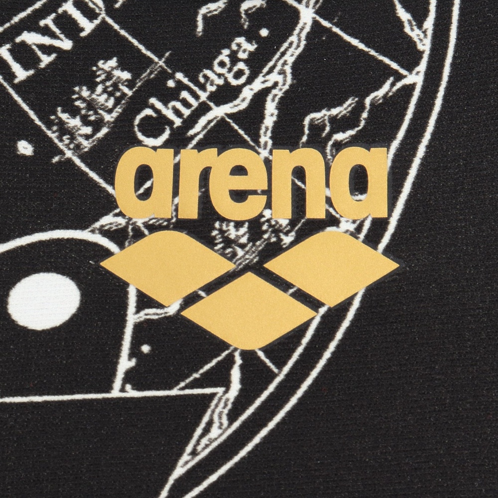 アリーナ（ARENA）（レディース）競泳水着 レディース 水泳 トレーニングワンピース オープンバック AS5FWM07L BKWH