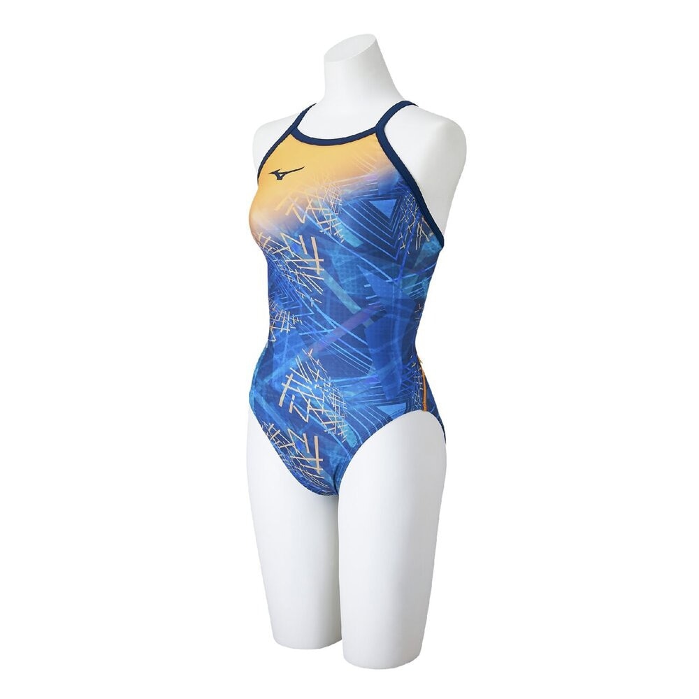 ミズノ（MIZUNO）（レディース）競泳水着 レディース 水泳 競泳練習用ミディアムカット N2MAC77184