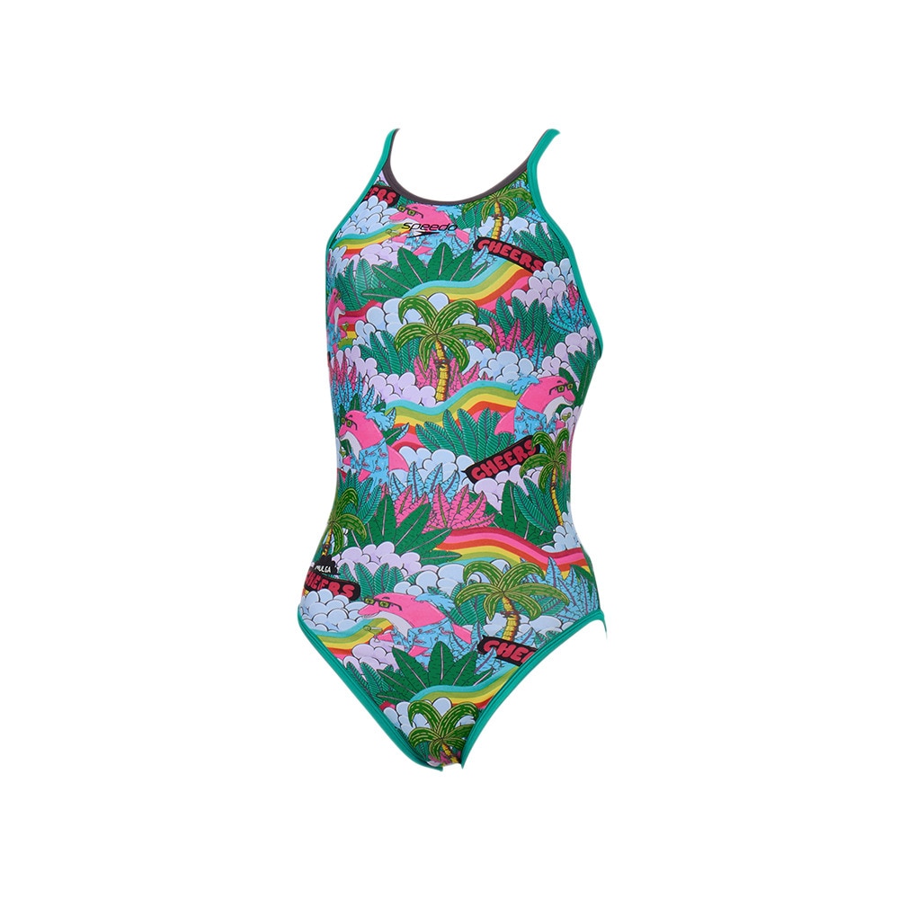 スピード（SPEEDO）（レディース）競泳水着 レディース 水泳 モルガ ターンズスーツ STW02551MU PG